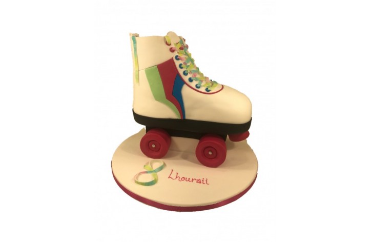 Roller Boot Cake